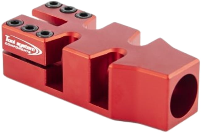 Toni System Muzzle Brake for Beretta  With Original Rib Red - Toni System