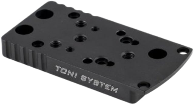 Toni System Optic Ready Base Plate for Red Dot Type B for Tanfoglio Stock II Optic Post 2022 Black - Toni System