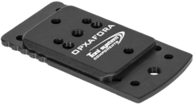 Toni System Optic Ready Red Dot Base Plate Type A for Strike One Ergal Optic Plate Black - Toni System