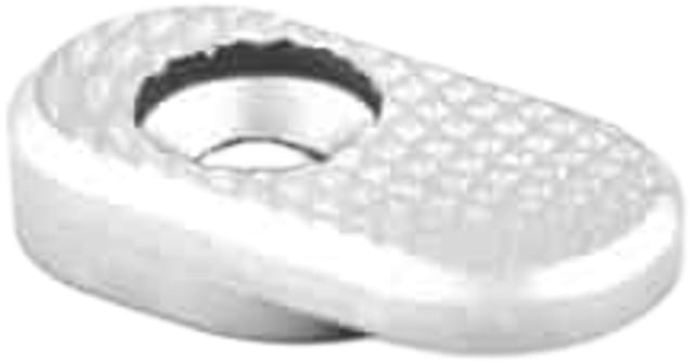 Toni System Oversized Magazine Release Button for Tanfoglio Silver - Toni System