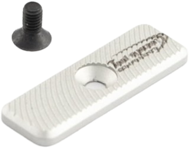 Toni System Oversized Release Button Central Hole 42mmx16mm Silver - Toni System