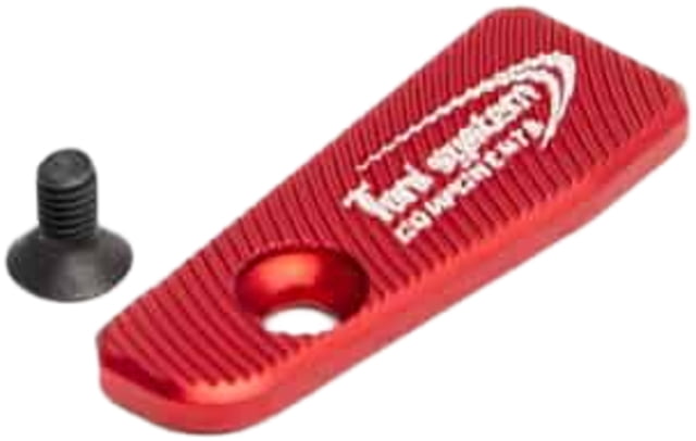 Toni System Oversized Release Button Central Hole 42mmx16mm Red - Toni System