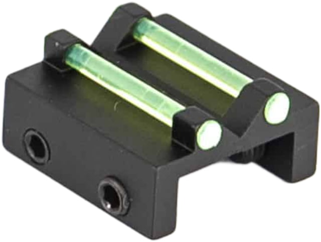 Toni System Rear Sight for Rib Less Than 101mm With Green Optic Fiber 1.5 mm Black - Toni System