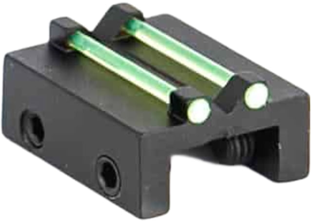 Toni System Rear Sight for Rib Less Than 81 mm With Green Optic Fiber 1 mm Black - Toni System