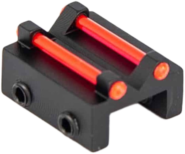 Toni System Rear Sight for Rib Less Than 81 With Red Optic Fiber 1.5 mm Black - Toni System