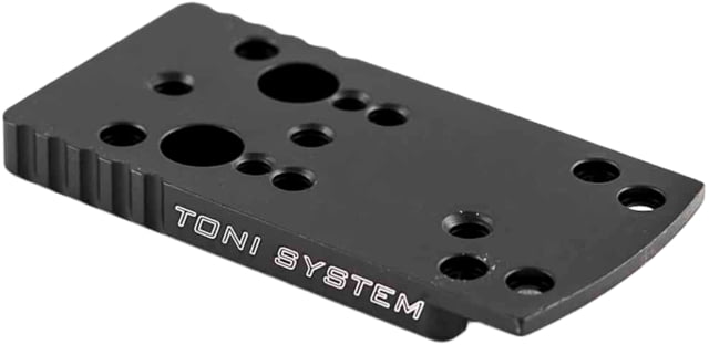 Toni System Red Dot Base Plate Type A for Tanfoglio Stock II Optic Black - Toni System