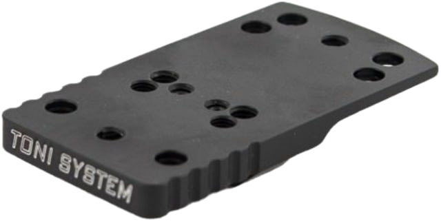 Toni System Red Dot Dovetail Base Plate Type A for STI Edge Black - Toni System