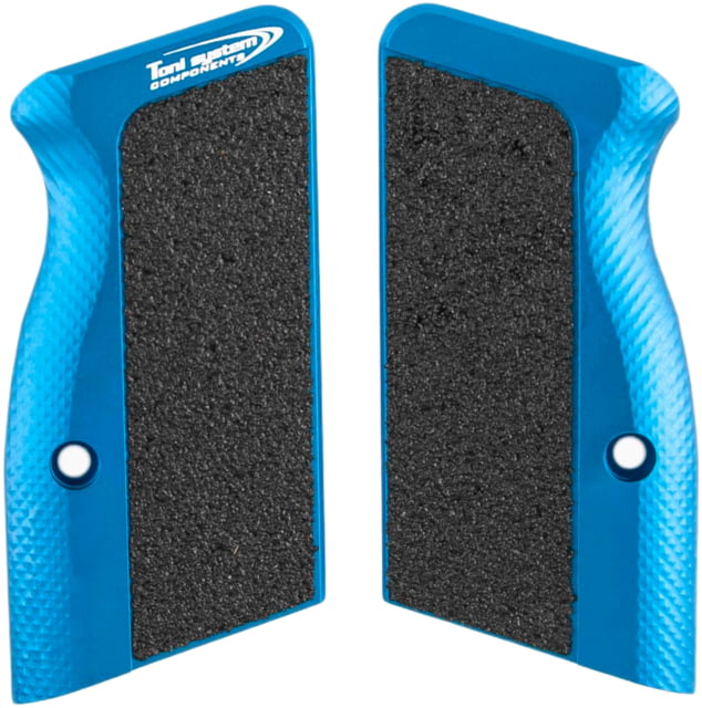 Toni System Short Highgrip Grips for Tanfoglio P19L-P21L-T95F Blue - Toni System