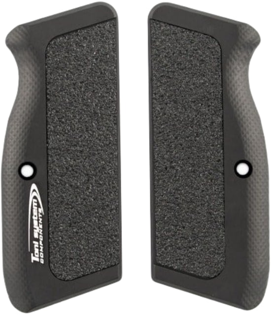 Toni System Short Vybram Grips for Tanfoglio P19L-P21L-T95F Black - Toni System