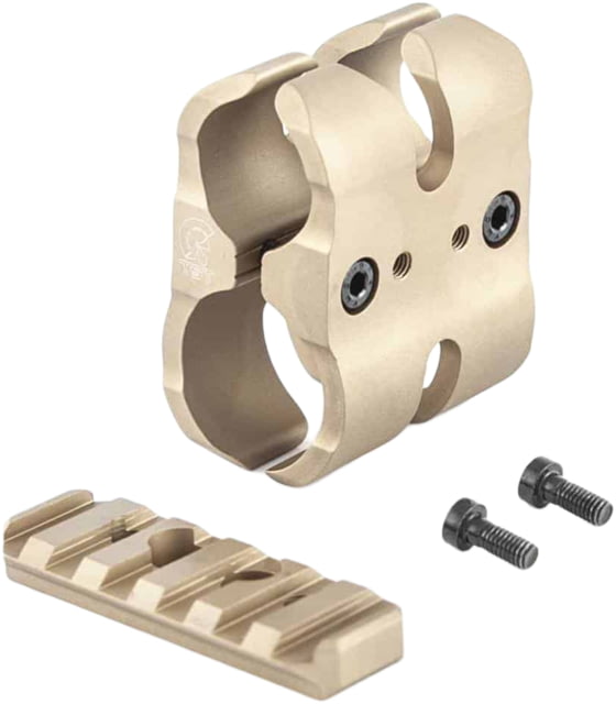Toni System Tactical Barrel Clamp + 1 Picatinny Rail Sand - Toni System