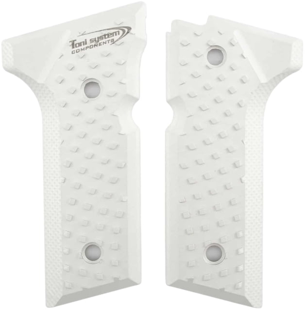 Toni System Vibram Grips for Beretta M9A3-M9A4-92X Full Size Silver - Toni System