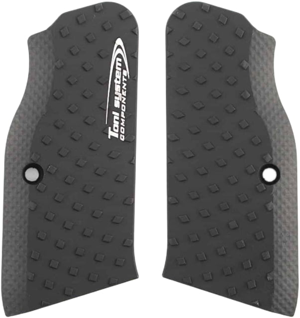 Toni System Vibram Long Grips - Small Frame for Tanfoglio Black - Toni System