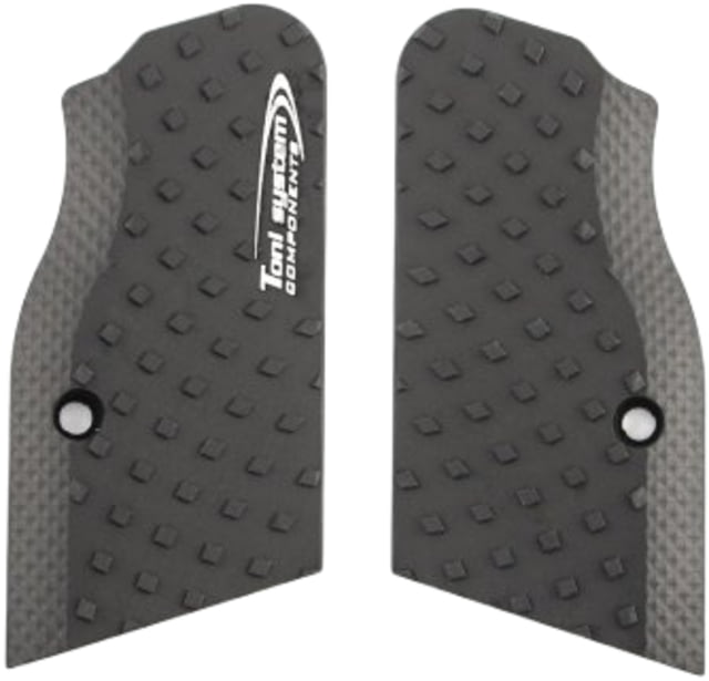 Toni System Vibram Short Grips - Small Frame for Tanfoglio Black - Toni System
