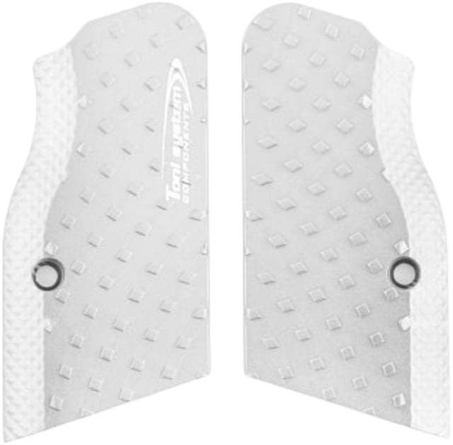Toni System Vibram Ultra Short Grips - Small Frame for Tanfoglio With for Tanfoglio Domina And Limited Custom With The Unica Set-Up Silver - Toni System
