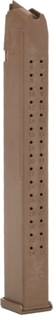 lman Tactical Glock 35 Round 9mm Luger Polymer Pistol Magazine Flat Dark Earth 1 Pack Polymer Ammo