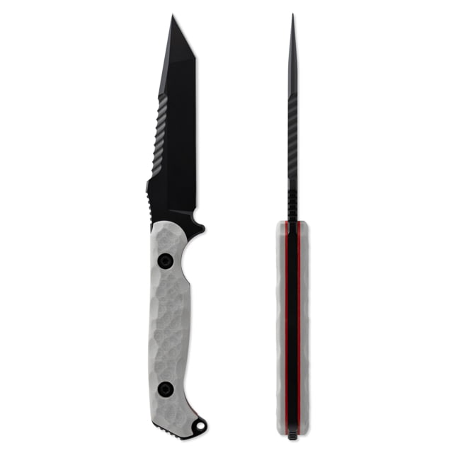 Toor Knives Darter T Fixed Knife 4.25in M4 Steel G10 Handle Disruptive Grey Black Tru Hide Darter T - Disruptive Grey - Toor Knives