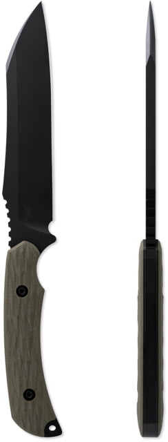 Toor Knives Fathom Fixed Blade Knive 65 in D2 Steel Gan Green - Toor Knives