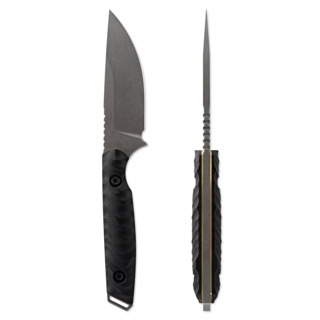 Toor Knives Field 3.0 Fixed Blade Knife 3.6in CPM 154 Steel Ebony Handle Classic Stone Black Tru Hide Field 3.0 - Classic Stone - Toor Knives