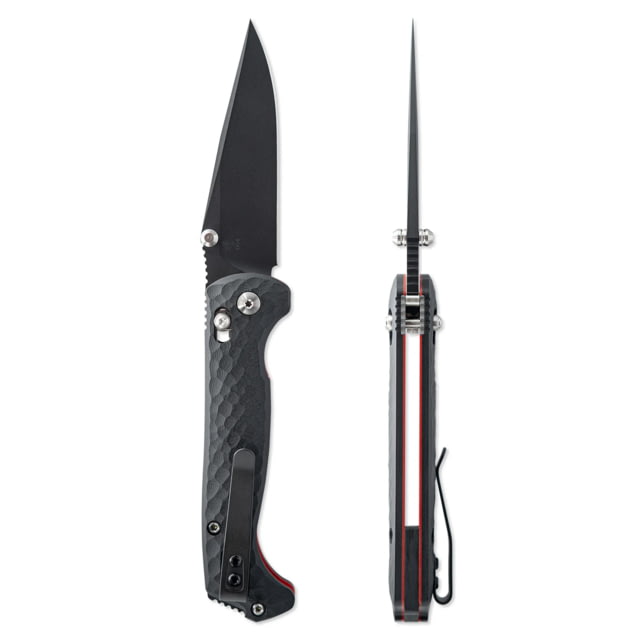 Toor Knives Toor Dropwing Folding Knife 3.5inCPM Magnacut Drop Point G-10 Shadow Black Handle Dropwing - Shadow Black