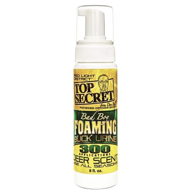 Top Secret Bad Boy Foam Deer Scent Yellow 8 oz. - Top Secret