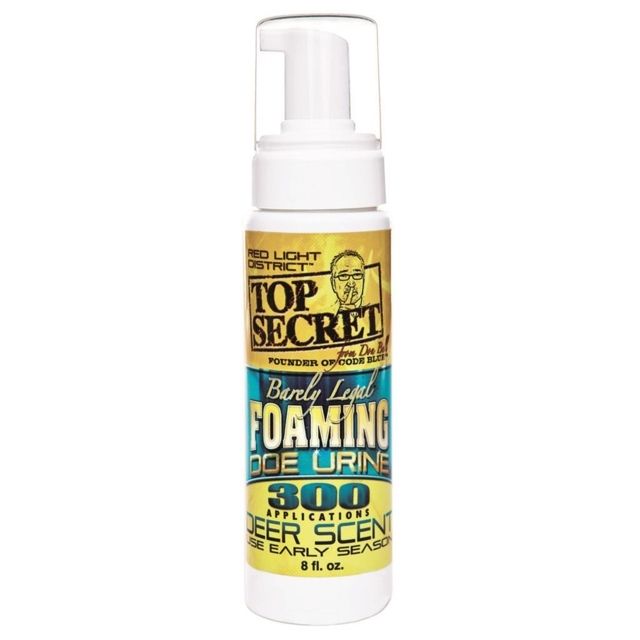 Top Secret Barely Legal Foam Deer Scent Yellow 8 oz. - Top Secret