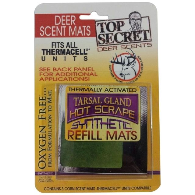 Top Secret Scent Mats Tarsal Gland Scrape Gold Pack of 3