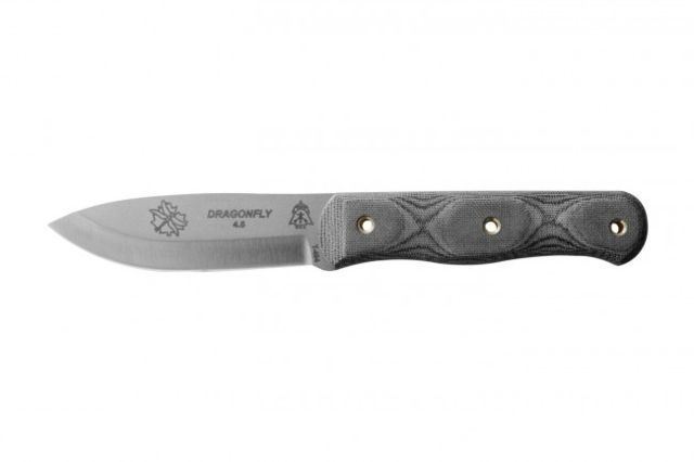 Tops Knives D Fly 4.5 Fixed Blade Knife Gray 4.5in - TOPS Knives