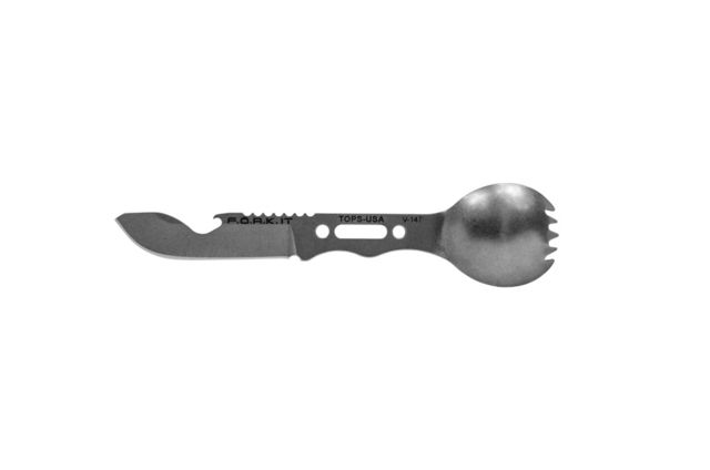 Tops Knives F.O.R.K. IT Multi Tool Silver 2.63in - Tops Knives