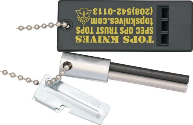 Tops Knives Fire Starter Emergency TP