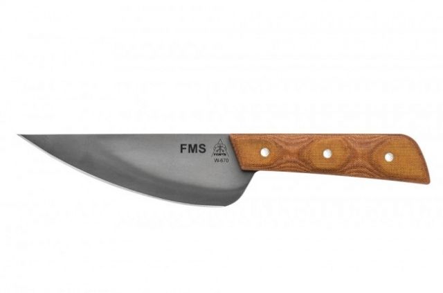 Tops Knives Frog Market Special Fixed Blade Knife Brown 5.25in - Tops Knives