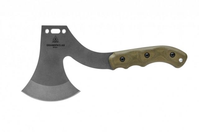 Tops Knives Grandpas Ax Brown Handle