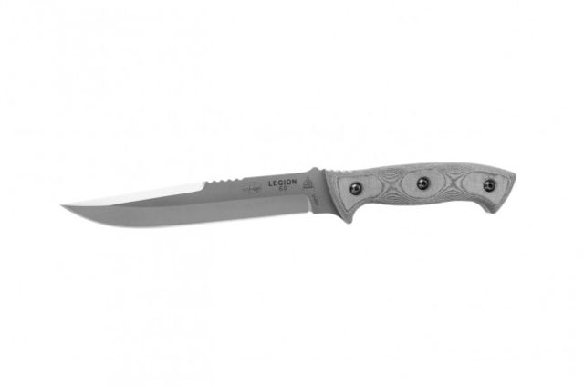 Tops Knives Hazen Legion 6.0 Fixed Blade Knife Gray 6.7in