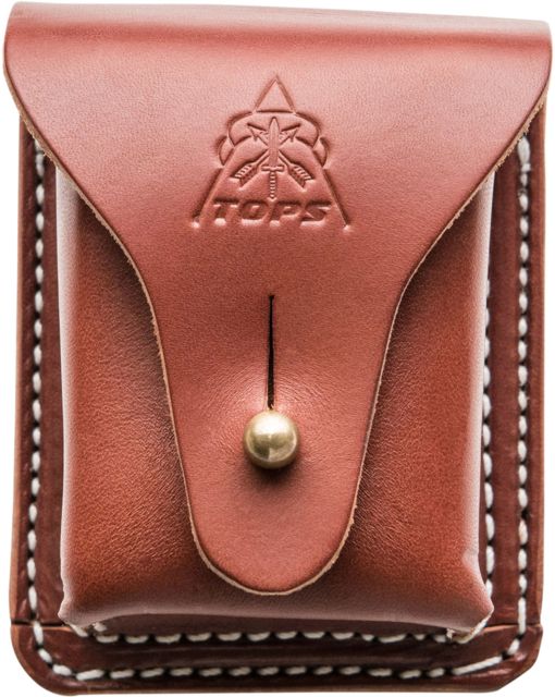 TOPS Knives Leather Bushcraft Pouch - Tops Knives