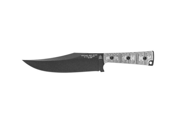 Tops Knives Prather War Bowie Fixed Blade Knife T