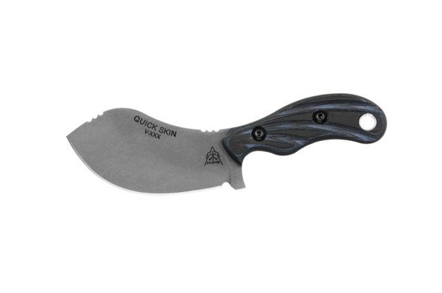 Tops Knives Quick Skin Fixed Blade Knife Black 3.5in - Tops Knives
