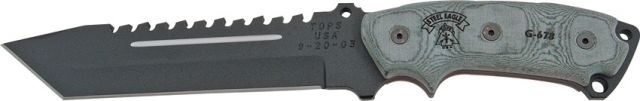 Tops Knives Steel Eagle 12 3/4 in Tanto Blade TP107D