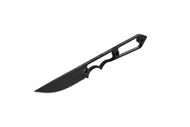 TOPS Knives Street Spike Fixed Blade Knife Black Traction 2.75in Blade Skeletonized Handle Kydex Sheath Included - Tops Knives