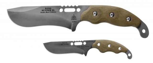 Tops Knives Wind Runner Snake River Edition Combo