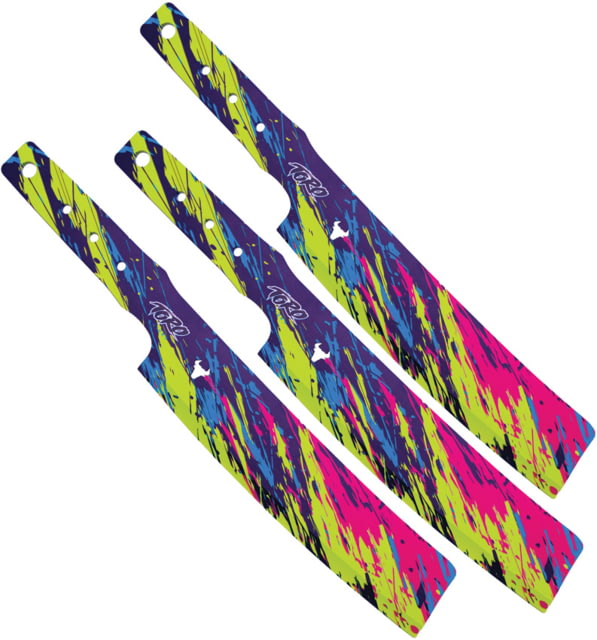 Toro Knives Besito Slim Graffiti Throwing Knives 15.75in Overall 9.75in 3Cr13 Blade Graffiti Artwork SS Handle Nylon Sheath - Toro Knives