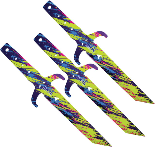 Toro Knives Diablo Throwing Knives 15.75in Overall 8.5in 3Cr13 Blade Graffiti Artwork SS Handle Nylon Sheath - Toro Knives