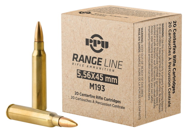 Z 5.56x45mm NATO 55gr Full Metal Jacket Boat Tail Rifle 20 Rounds Ammo