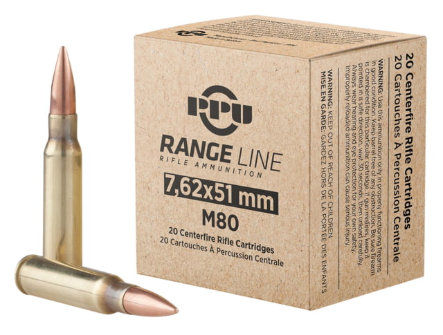 Z 7.62x39mm 145gr Full Metal Jacket Boat Tail Rifle 20 Rounds Ammo
