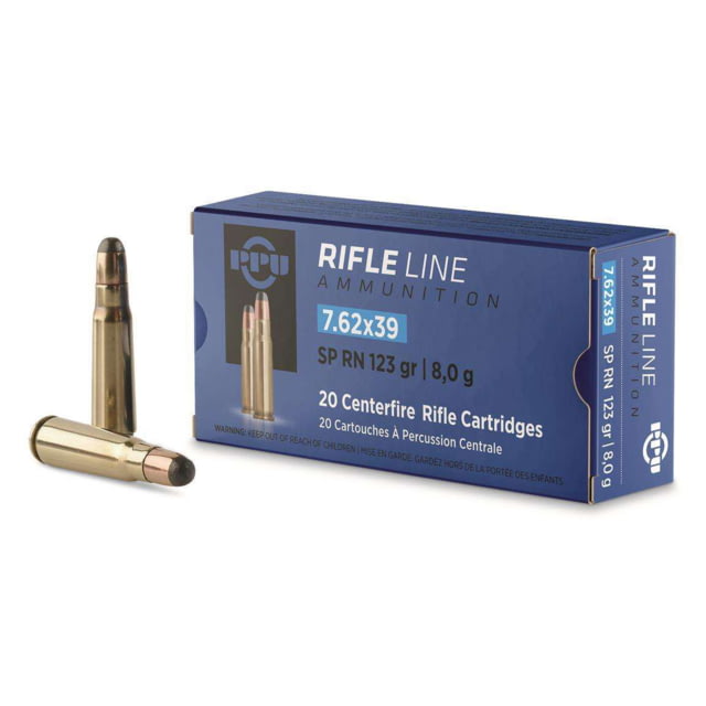 PPU TR&Z Metric Rifle Rifle Line 7.62x39mm 123 Gr Pointed Soft Point PSP 20 Per Box/ 50 Cs TR&Z Metric Rifle Rifle Line 7.62x39mm 123 Gr Pointed Soft Point PSP 20 Per Box/ 50 Cs Ammo