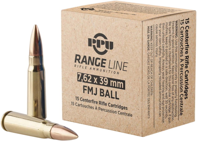 Z 7.62x39mm 123gr Full Metal Jacket 15 Per Box/56 Case Ammo