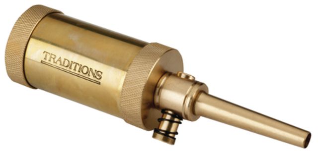 Traditions Field Flask With Valve Solid Brass