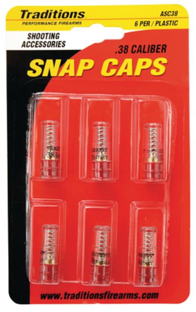 Traditions Snap Caps Pistol .38 Special 6 Per Package
