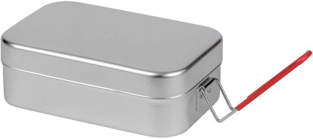 Trangia Large Mess Tin w/ Red Handle 257g Silver