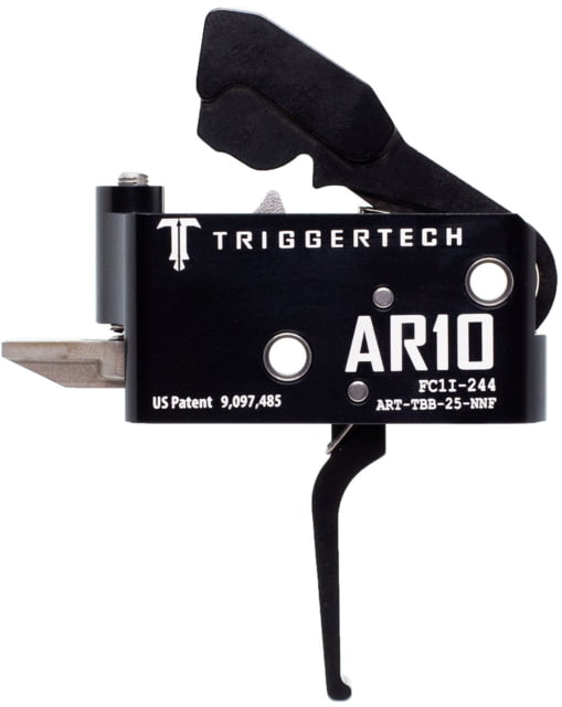 USED Triggertech Adaptable Trigger AR-10 Flat Anodized Black ART-TBB-25-NNF EDEMO2 Used Condition Fair Installed/Mounted - Triggertech