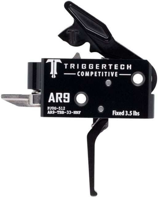 Triggertech AR-9 Competitive Trigger Flat 3.5 lbs. Black