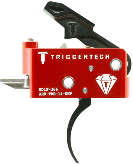 USED Triggertech Diamond Trigger AR-15 Pro-Curved 1.5 - 4 lbs PVD Black AR0-TRB-14-NNP - Triggertech